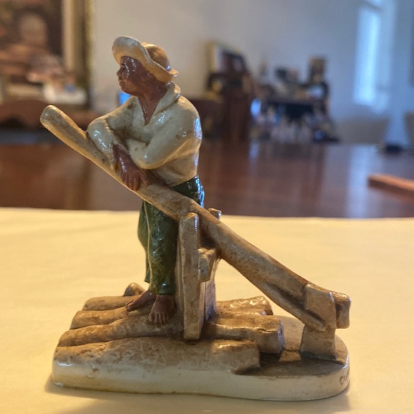 Sebastian colorful miniature figurine Jim on a raft - Picture 2 of 12